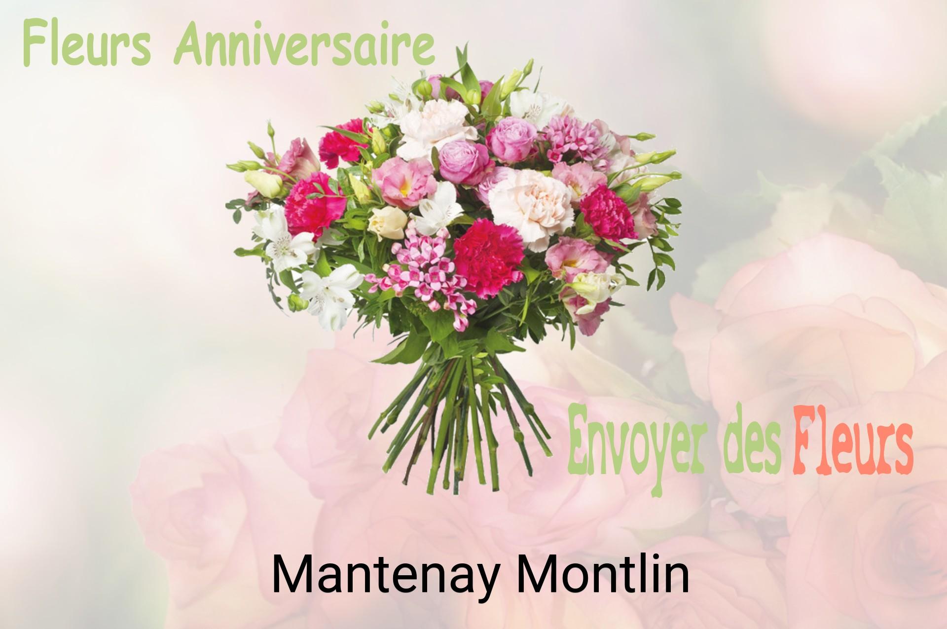 Bouquet de fleurs d’anniversaire livré à Mantenay-Montlin