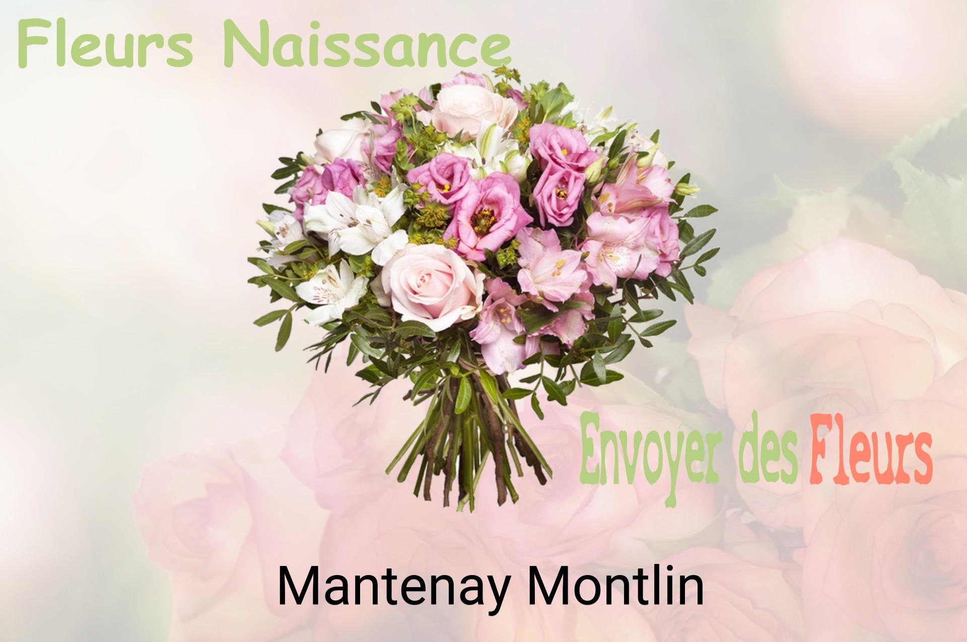 Bouquet de fleurs de naissance livré à Mantenay-Montlin